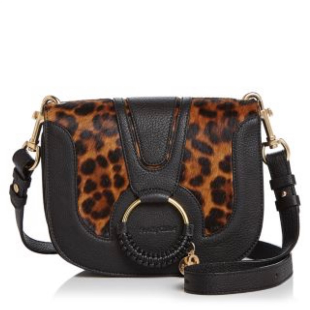 See by Chloé Hana SBC Leopard Print Crossbody